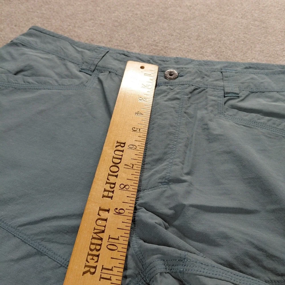 The North Face Mens 38 (Fits 36) Dusty Blue Hiking Cargo Shorts Nylon Blend 9.5